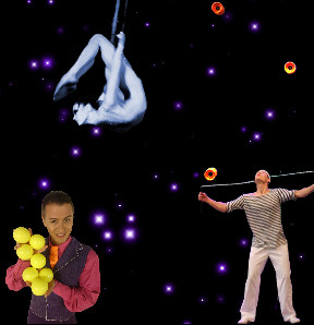 Juggler and Aerial duo 72 min